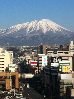 good morning 岩手山