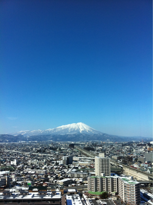 見事な岩手山