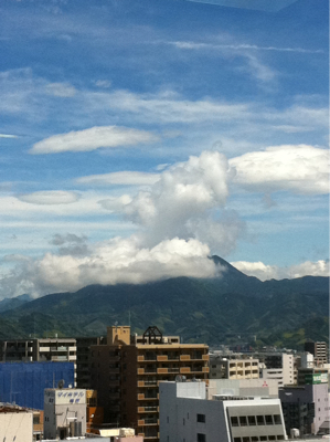 静岡は晴れ