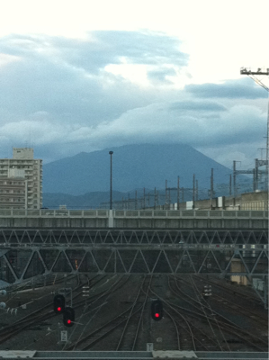 夕方の岩手山