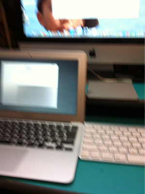 MBAのセッティングなう。