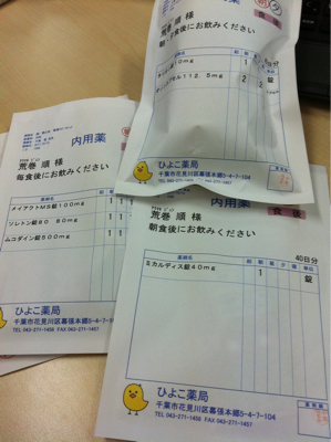 今日のひよこ薬局