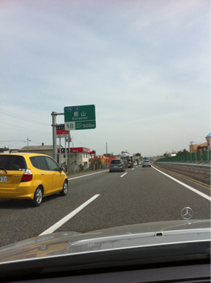 東北道郡山IC付近