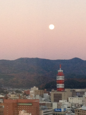 盛岡から東側の景色