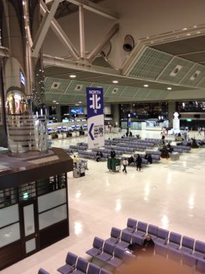 成田空港ガラガラです