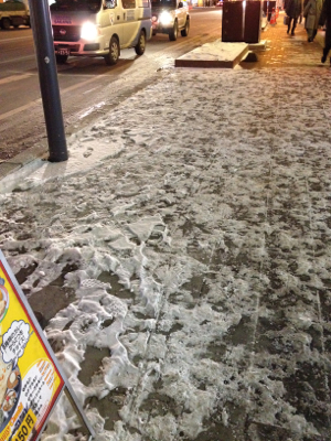 札幌は激寒