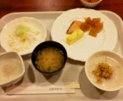 法華クラブ広島の朝ご飯