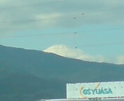 富士山真っ白