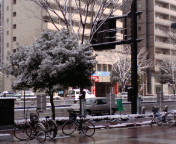 仙台は雪